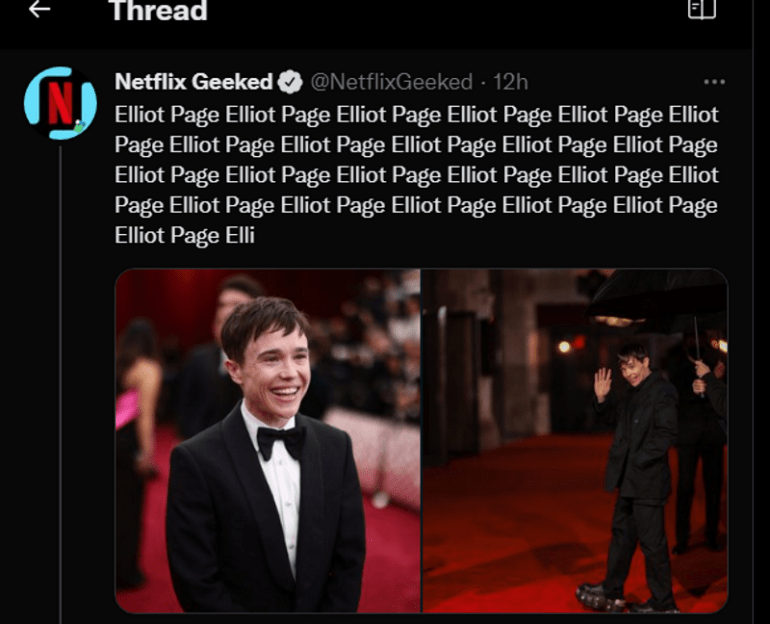Netflix shows support for Elliot Page after deadname trends on Twitter 1