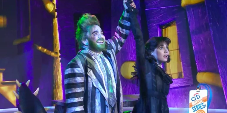 Alex Brightman and Elizabeth Teeter Beetlejuice on NBC Today