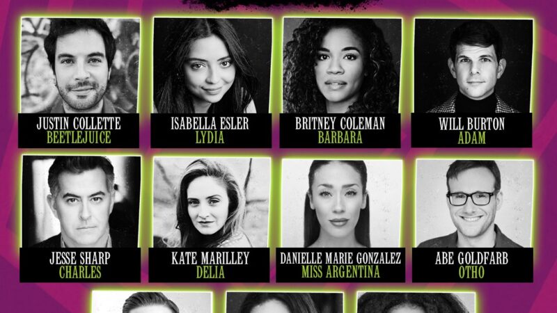 beetlejuice on Broadway in North American Tour announcement