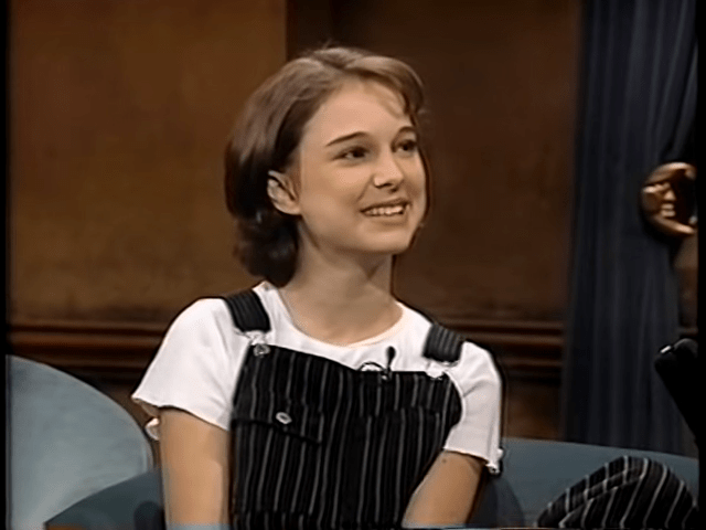 Larry King Natalie Portman on Late Night 1994 5 2 screenshot
