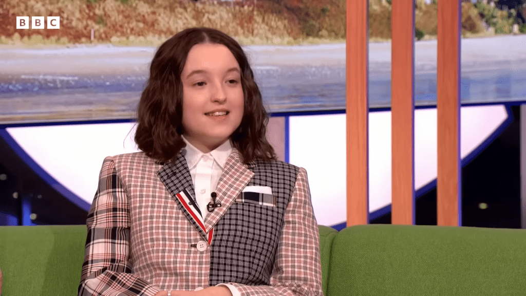 Bella Ramsey was terrified watching The Last Of Us The One Show BBC 0 13 screenshot