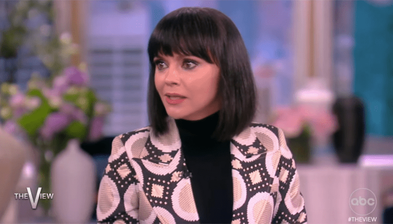 Christina Ricci on The View CREDIT ABC