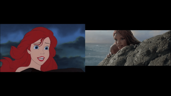The Little Mermaid Official Trailer Comparison 1989 2023 Side by Side 1 34 screenshot