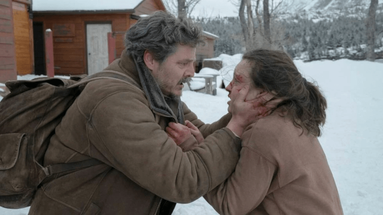 The last of us episode 8 pedro Pascal and Bella Ramsey courtesy HBO