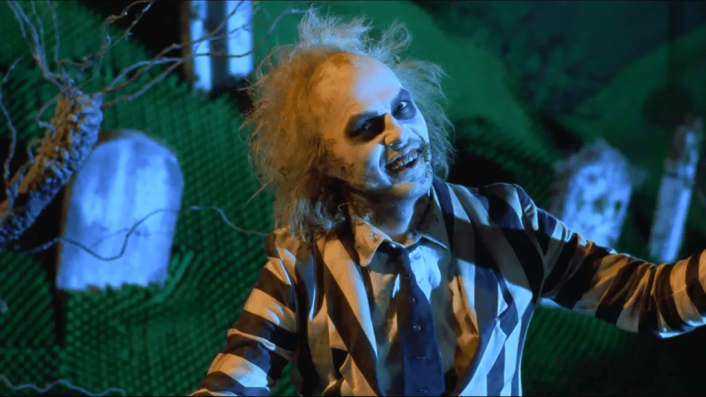 Michael Keaton as Beetlejuice courtesy of Warner Bros