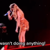 Screenshot from a TikTok video showing the moment Taylor Swift advocates for a fan's right to enjoy the concert during an off stage incident at the Philadelphia Eras Tour