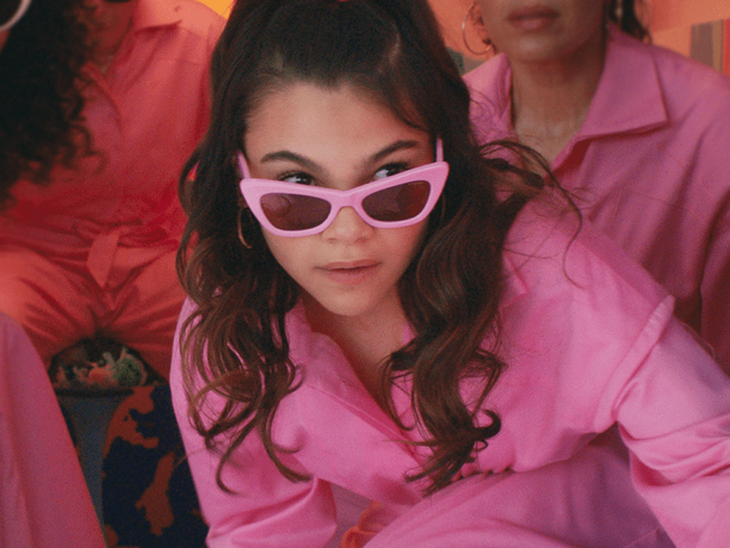 Ariana Greenblatt as Saha in Batbie