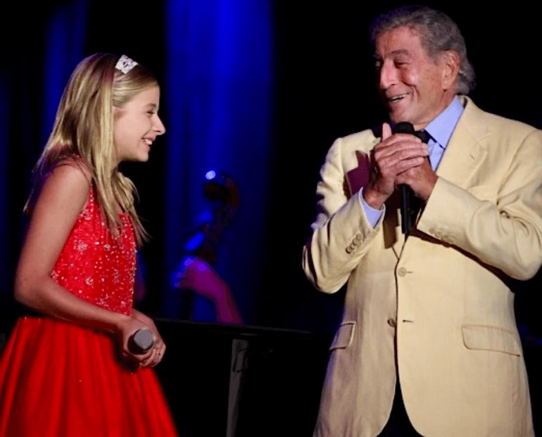 Jackie Evancho and Tony Bennett