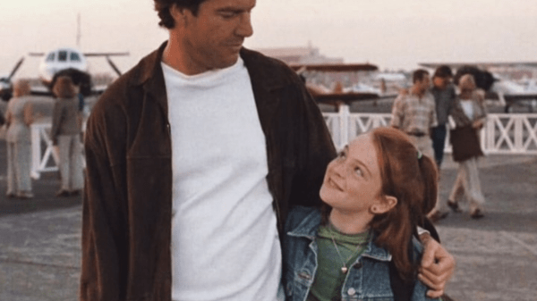 Dennis Quaid with Lindsay Lohan in The Parent Trap 1998