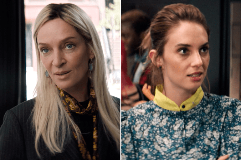 Uma Thurman appears in The Kill Room with daughter Maya Hawke