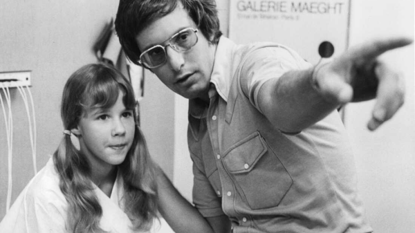 William Friedkin with Linda Blair The Exorcist