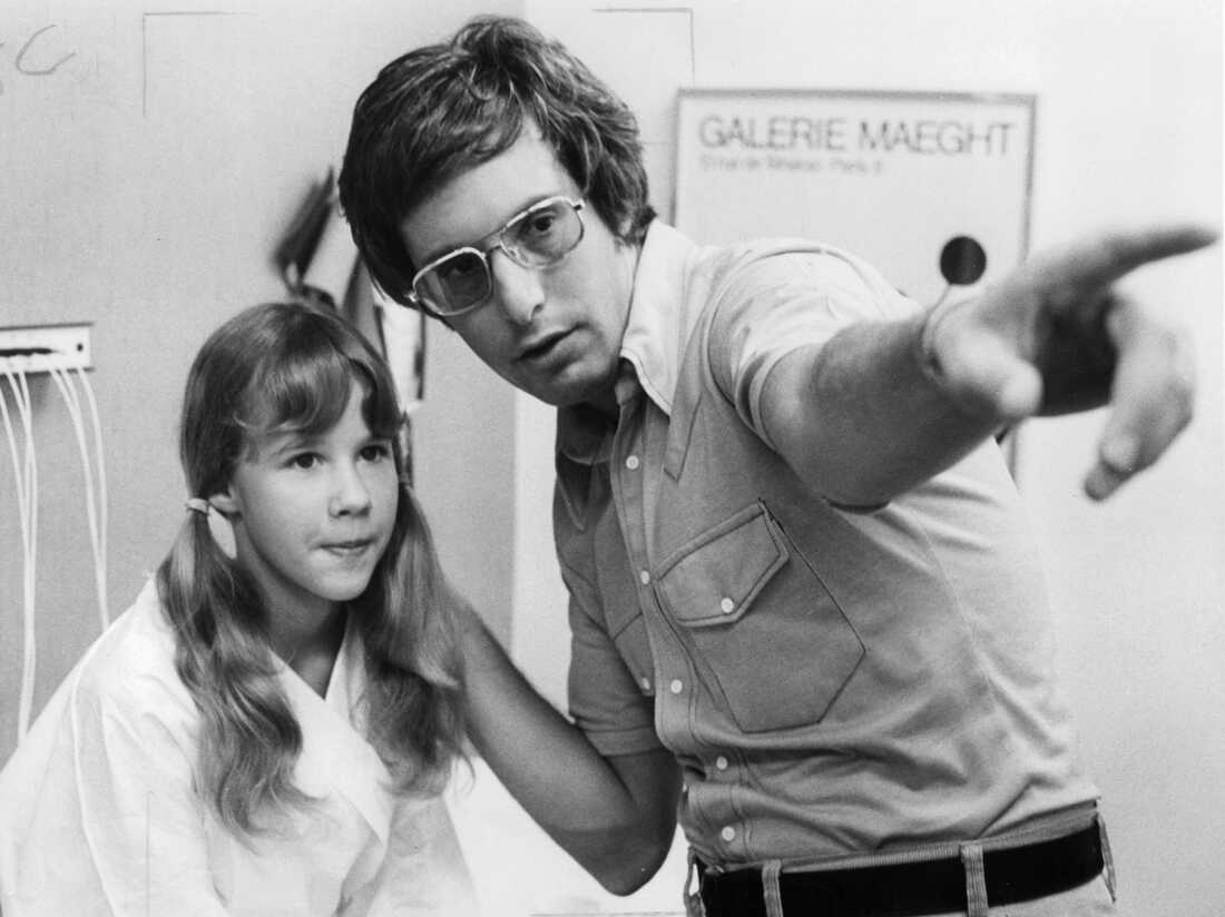 William Friedkin with Linda Blair The Exorcist