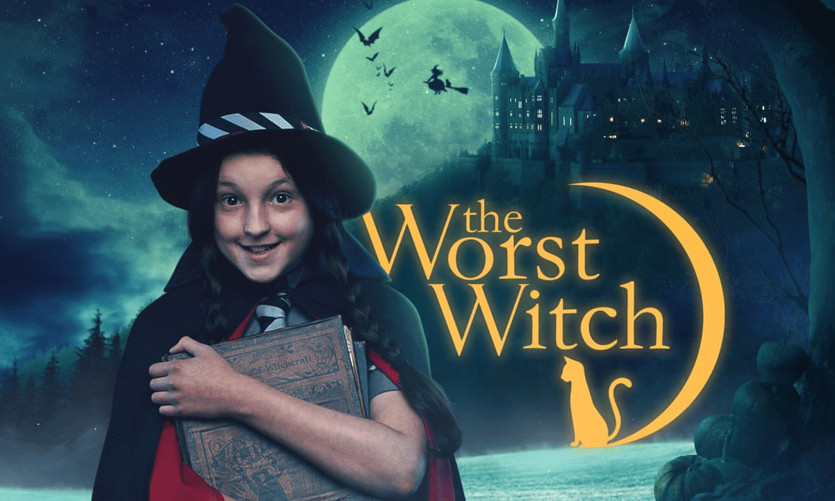 Bella Ramsey in a promotional image for The Worst Witch 2017 CBBC and Netflix
