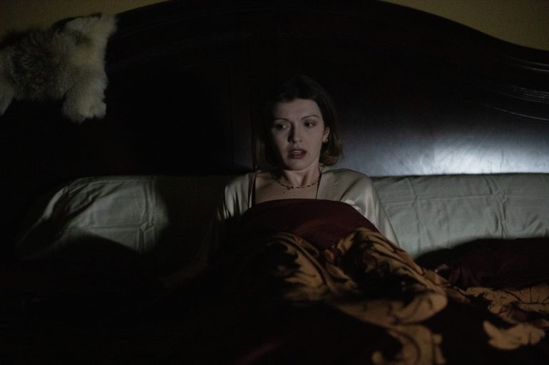 SAWYER abruptly woken up during the night by something frightful
