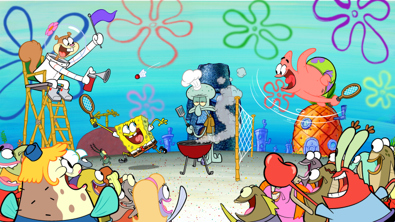 SpongeBob Press Art