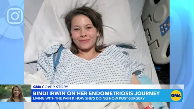 Bindi Irwin talks about her debilitating endometriosis diagnosis GMA 2 6 screenshot