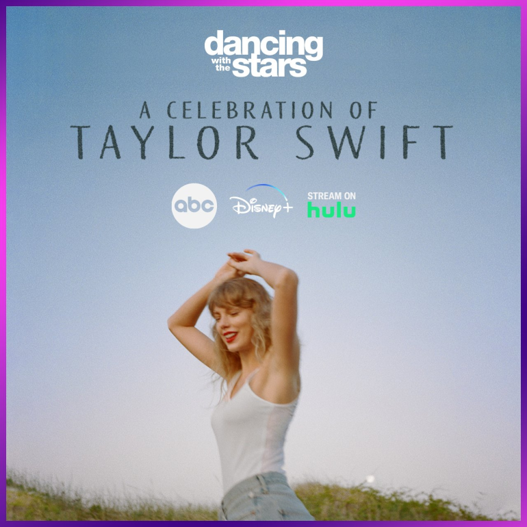 Taylor Swift celebration night dancing with the stars