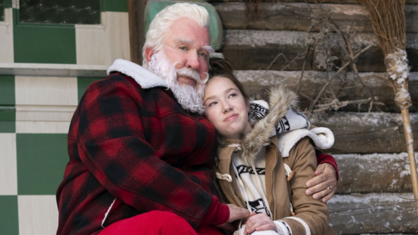 Tim Allen with his real life daughter Elizabeth Allen Dick In the Disney Plus series the Santa Clauses