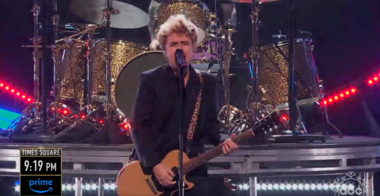 Green Day New Year's Rockin Eve courtesy ABC