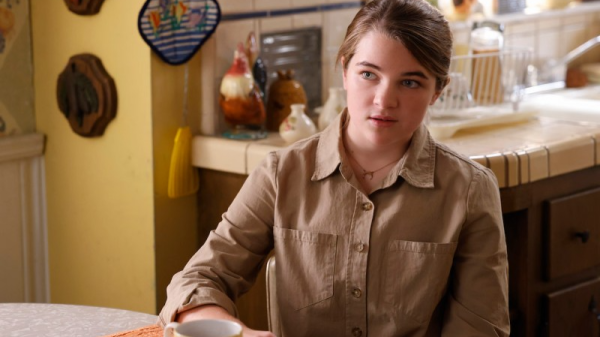 Raegan Revord as Missy Cooper in Young Sheldon season 7 episode 1