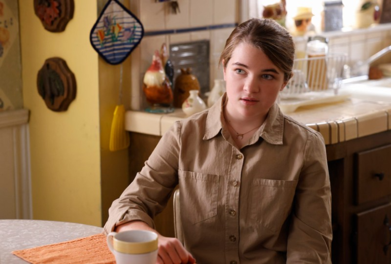 Raegan Revord as Missy Cooper in Young Sheldon season 7 episode 1