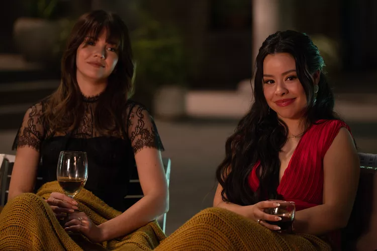 Maia Mitchell and Cierra Ramirez in the series finale of Good Trouble PHOTO DISNEY CARLOS LOPEZ CALLEJA
