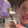 Millie Bobby Brown Coffee from the set of Stranger Things