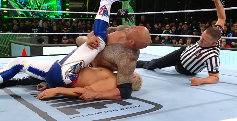 The Rock pins WWE star Cody WM 40