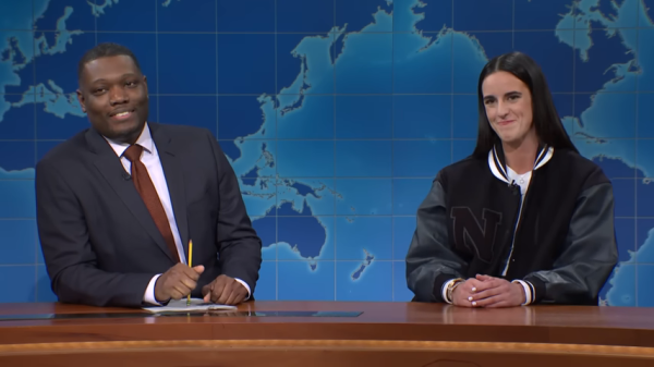 Weekend Update Caitlin Clark on the WNBA Draft SNL 2 14 screenshot