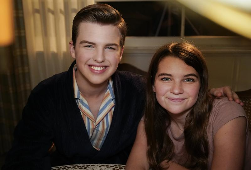 Iain Armitage and Raegan Revord,