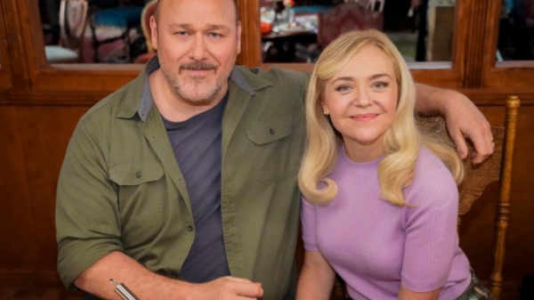 Will Sasso Rachel Bay Jones Courtesy of CBS