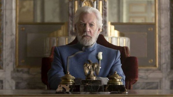 Donald Sutherland in The Hunger Games