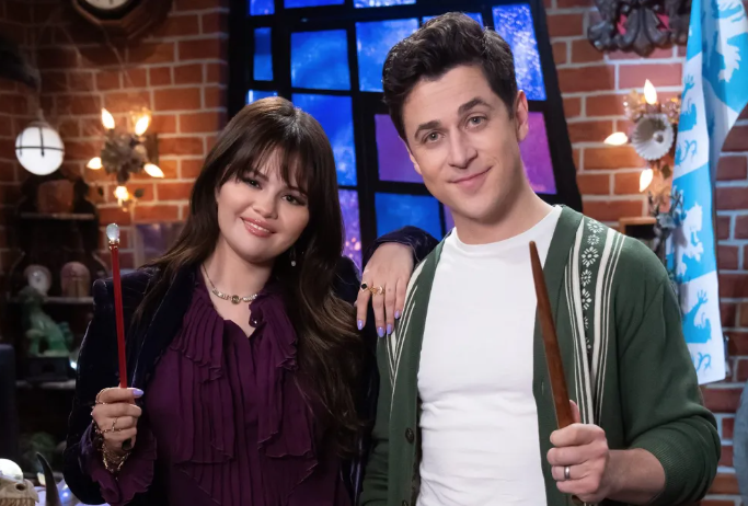 Selena Gomez and David Henrie