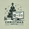 DALL·E 2024 12 24 23.47.18 A minimalist Christmas themed design featuring a simple silhouette of a Christmas tree with a star on top, a flat screen TV with a streaming player in