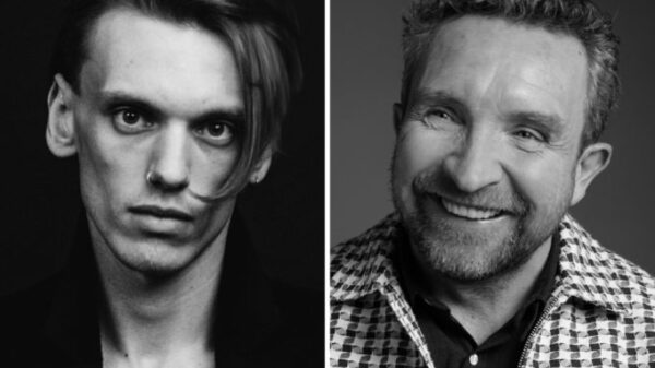 Jamie Campbell Bower left and Eddie Marsan right join the cast of The Lord of the Rings The Rings of Power for its third season on Prime Video