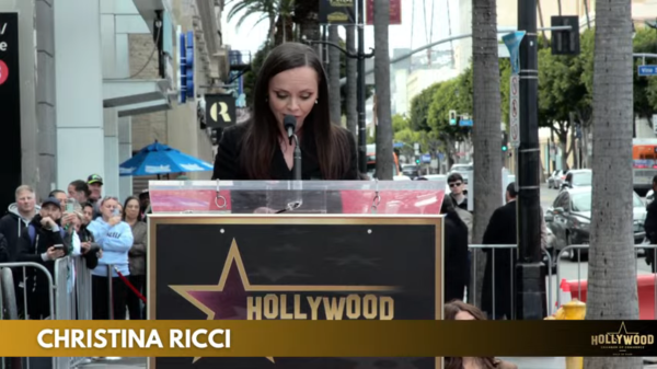 Christina Ricci Walk of Fame Ceremony 42 43 screenshot