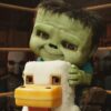 a minecraft movie chicken jockey