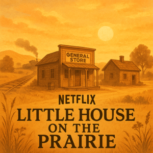 Little House on the Prairie illustrated image