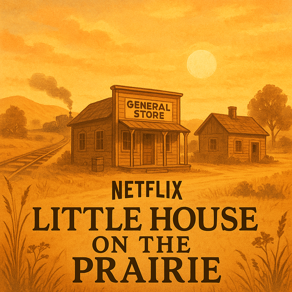 Little House on the Prairie illustrated image