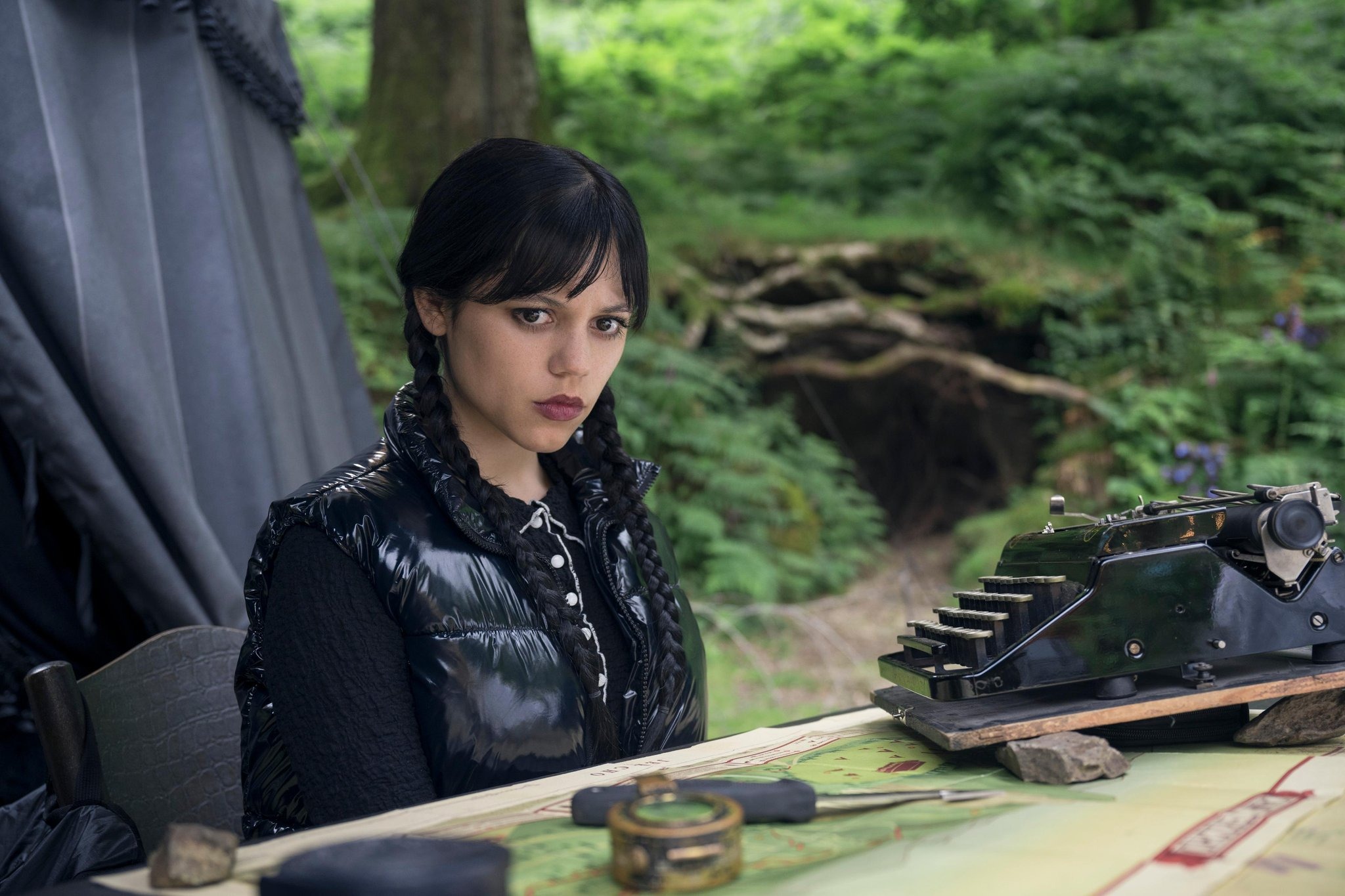 Jenna Ortega as Wednesday Addams in season two Part 1 courtesy Netflix