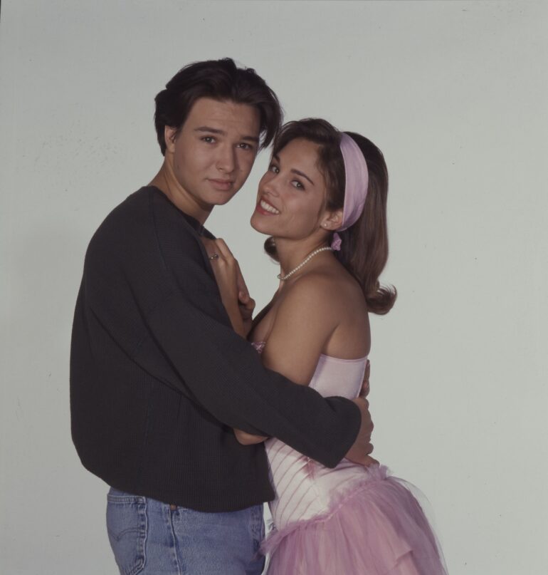 Justin Whalin and Amy Jo Johnson in the 1996 Disney Channel film “Susie Q.”