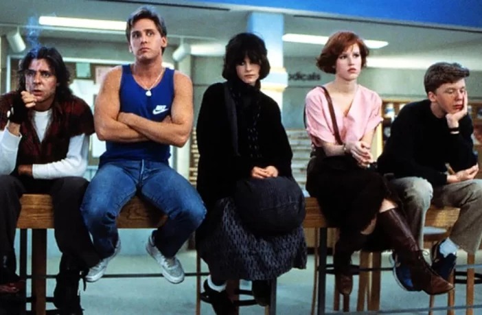The Breakfast Club movie still courtesy of Universal Pictures