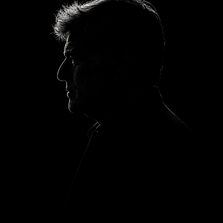 Robert Redford RIP silhouette tribute image
