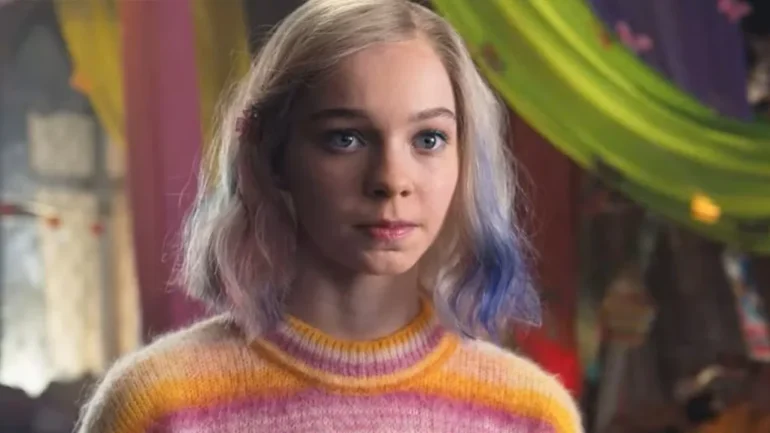 Emma Myers as Enid Sinclair in Netflix’s Wednesday. The actress recently reflected on her character’s growth in season 2 and her own career beyond the series. Credit: Netflix