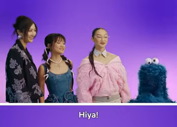 Cookie Monster and Kpop Demon Hunters