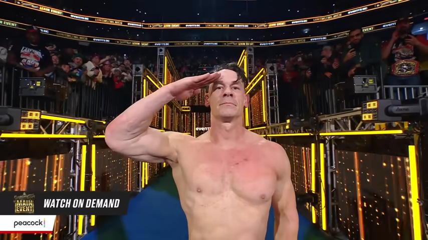 John Cena says farewell to the WWE Universe Saturday Night's Main Event, Dec. 13, 2025 1 35 screenshot