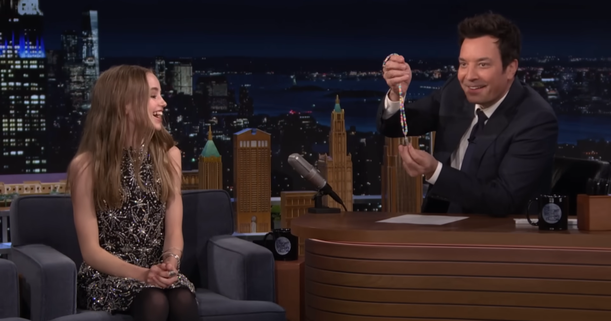 Nell Fisher appears on The Tonight Show with Jimmy Fallon Courtesy NDC