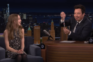 Nell Fisher appears on The Tonight Show with Jimmy Fallon Courtesy NDC