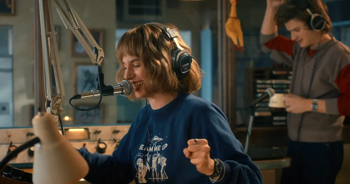 Maya Hawke in season 5 of Stranger Things courtesy of Netflix