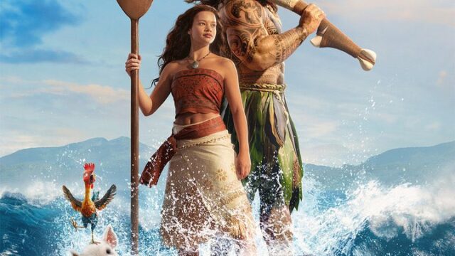 Official poster for Live Action Moana from Disney